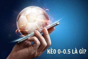 Kèo chấp 0 0.5 là gì